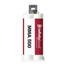 Unique methacrylate adhesive for hard-to-bond plastics – MMA 500 50 ml B-System Cartridge, 1:1 ratio, 4–5 min set