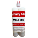 400ml Cartridge of Infinity Bond MMA 300 Fast Set Metal and Plastic Methacrylate Adhesive