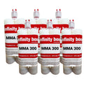 Case of 6 400ml Cartridges of Infinity Bond MMA 300 Fast Set Metal and Plastic Methacrylate Adhesive