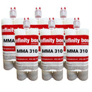 Case of 6 400 ml Cartridges of Infinity Bond MMA 310 Medium Setting Adhesive for Difficult to Bond Plastics