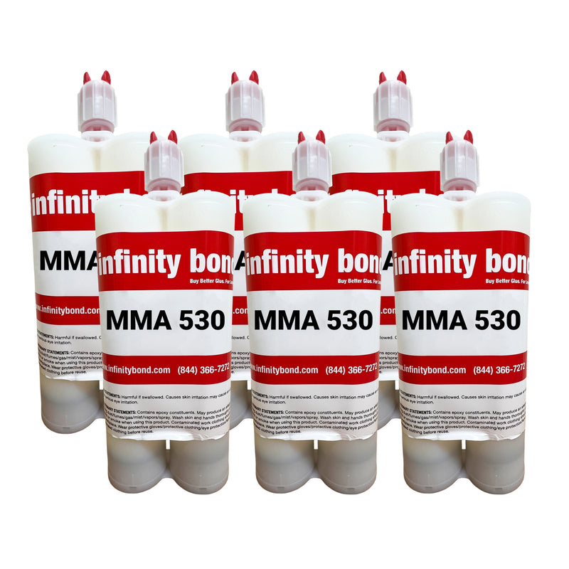 Infinity Bond MMA 530 Very Long Open Time Methacrylate Adhesive 50 ml cartridge