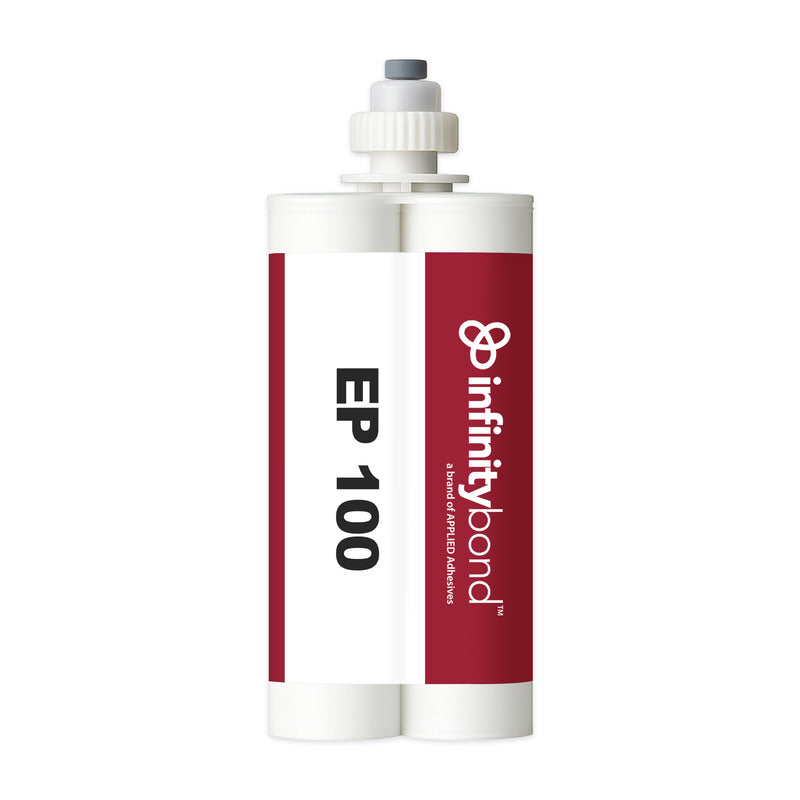 Infinity Bond EP 100 400 ml Cartridge – General-purpose clear epoxy, 1:1 mix, 5 min work time, versatile and easy to use