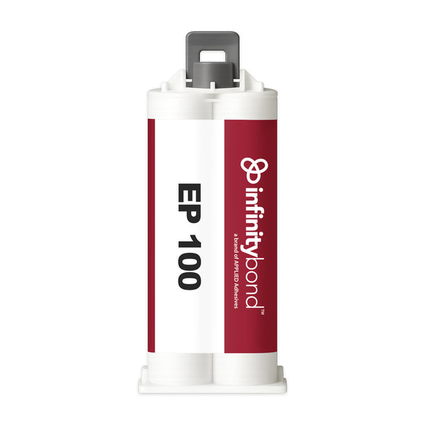 Clear 5-minute epoxy – EP 100 50 ml Cartridge, 1:1 ratio, fast and reliable bonding for metals, plastics, and composites