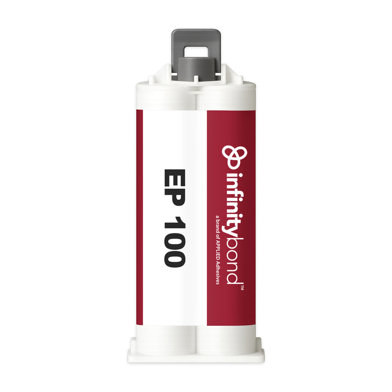 Clear 5-minute epoxy – EP 100 50 ml Cartridge, 1:1 ratio, fast and reliable bonding for metals, plastics, and composites