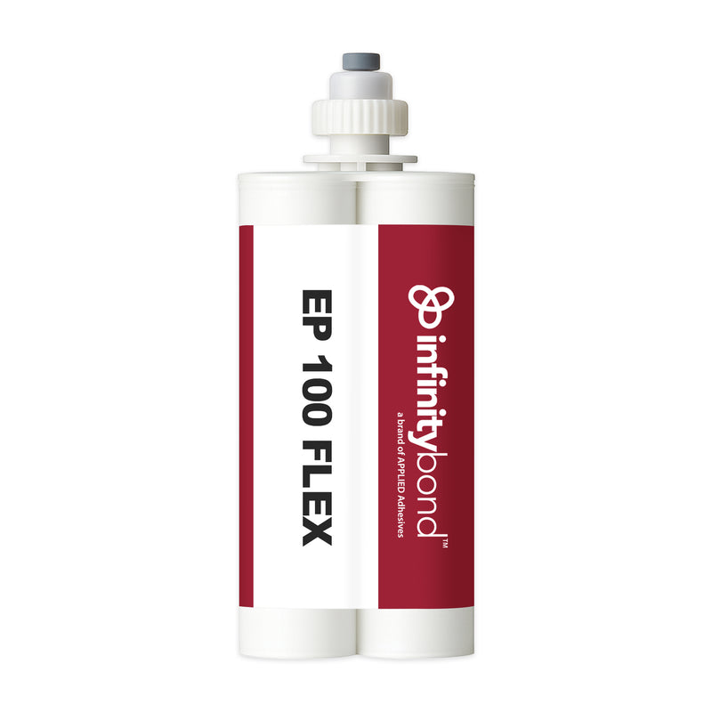 Infinity Bond EP 100 Flex 400ml Cartridge – Shock resistant epoxy adhesive, 1:1 mix, fast set bonds for metals and composites