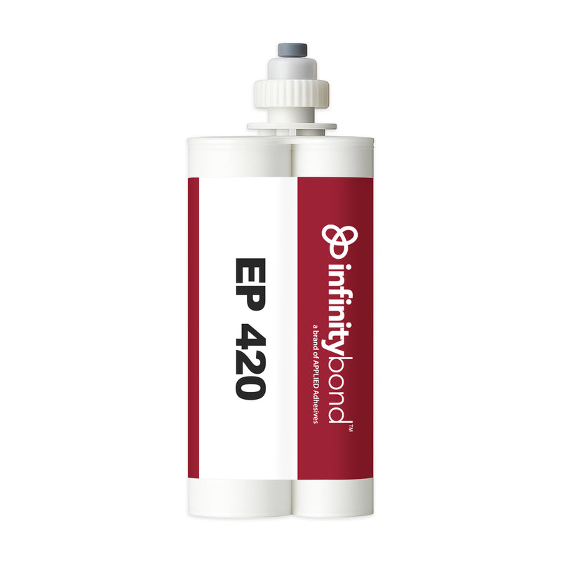 Adhesive for structural bonding with flexibility – EP 420 400 ml Cartridge, off-white epoxy for concrete, wood, and glass