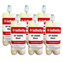 Group of six 400ml Infinity Bond EP 460NS Black epoxy adhesive cartridges designed for high-strength bonding tasks.