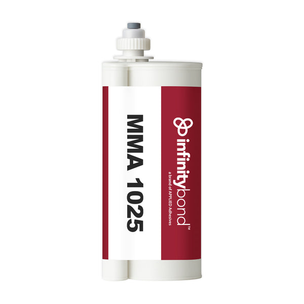 490 ml F-System Cartridge of Infinity Bond MMA 1025 – 10:1 methacrylate adhesive, low-shrink for metals and plastics
