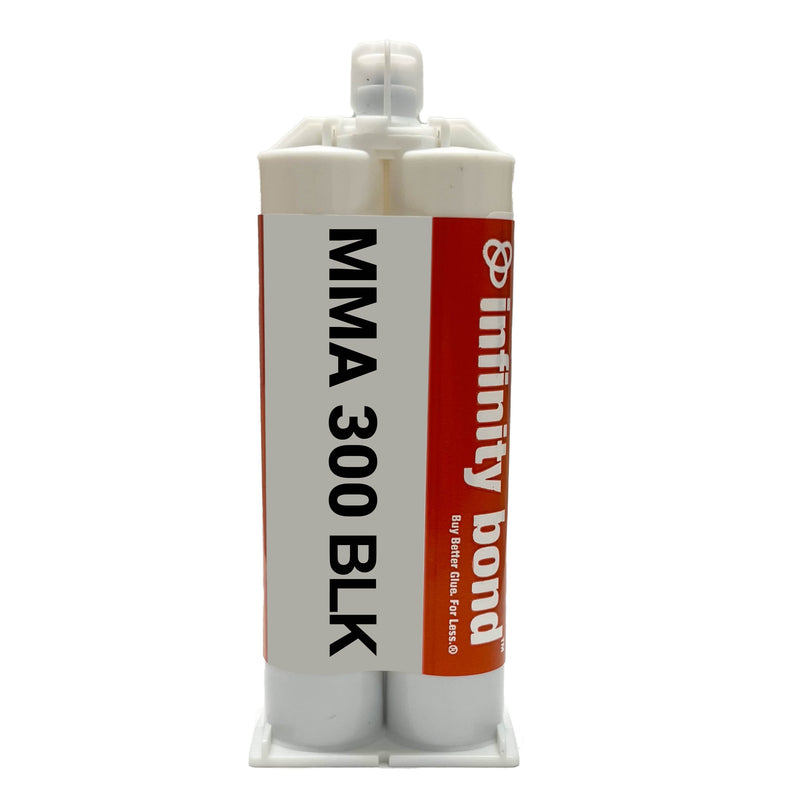 Infinity Bond MMA 300 Black 50ml Cartridge – Fast Set Structural Adhesive