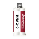 Structural adhesive for metals and plastics – Infinity Bond MMA 310 1:1 50 ml B-System Cartridge, medium set