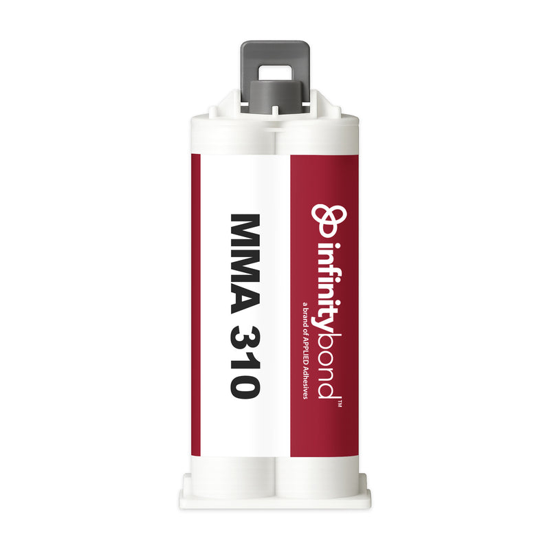 Structural adhesive for metals and plastics – Infinity Bond MMA 310 1:1 50 ml B-System Cartridge, medium set