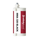 Black flexible 10:1 adhesive – Infinity Bond MMA 320 Black 490 ml F-System Cartridge for metals and plastics