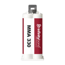 Durable bonding for metals, fiberglass, and plastics – Infinity Bond MMA 330 50ml B-System Cartridge, medium-set 1:1 adhesive