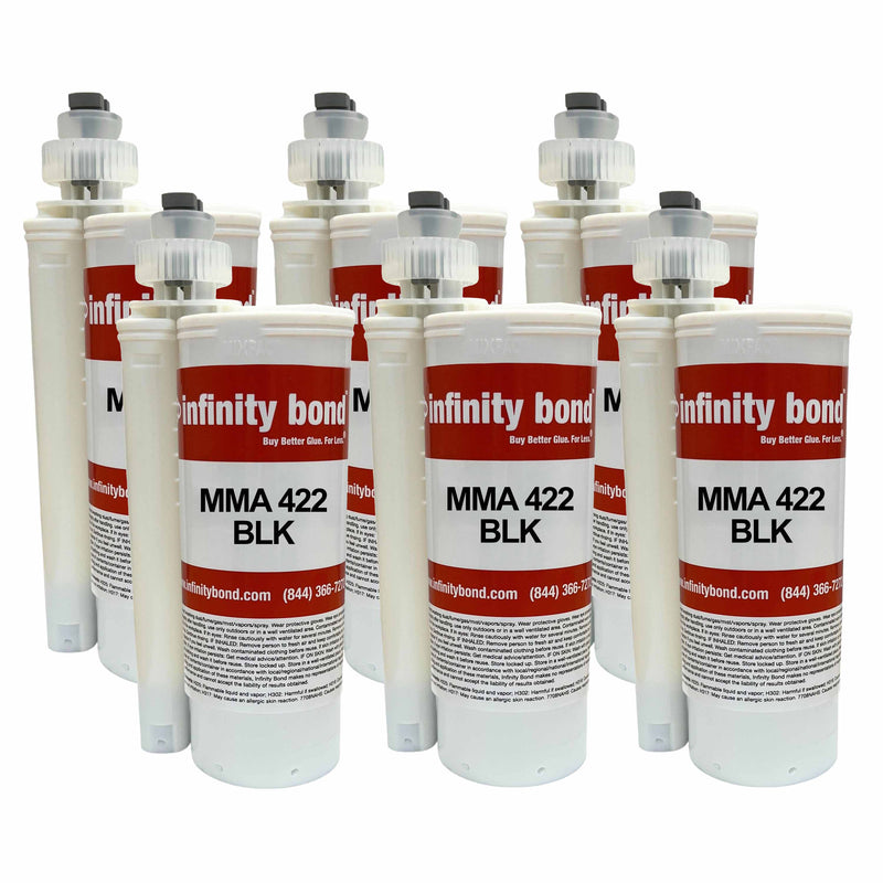 Infinity Bond MMA 422 Black – 490ml Cartridges Pack of 6