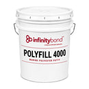 Infinity Bond POLYFILL 4000 ultra lightweight marine polyester putty in 5-gallon pail for hardtop and sandwich bonding
