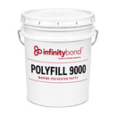 5-gallon pail of Infinity Bond POLYFILL 9000 marine putty for fiberglass boat repair and structural filling