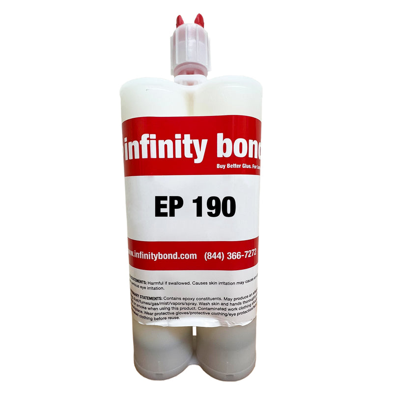Infinity Bond EP190 Slow Setting Maximum Strength Epoxy Adhesive 400 ml cartridge